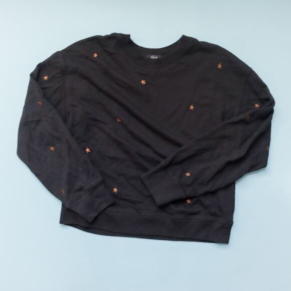 Rails Kingston Black Star Embroidered Matching Lounge Sweat Set Size Medium - Picture 10 of 14